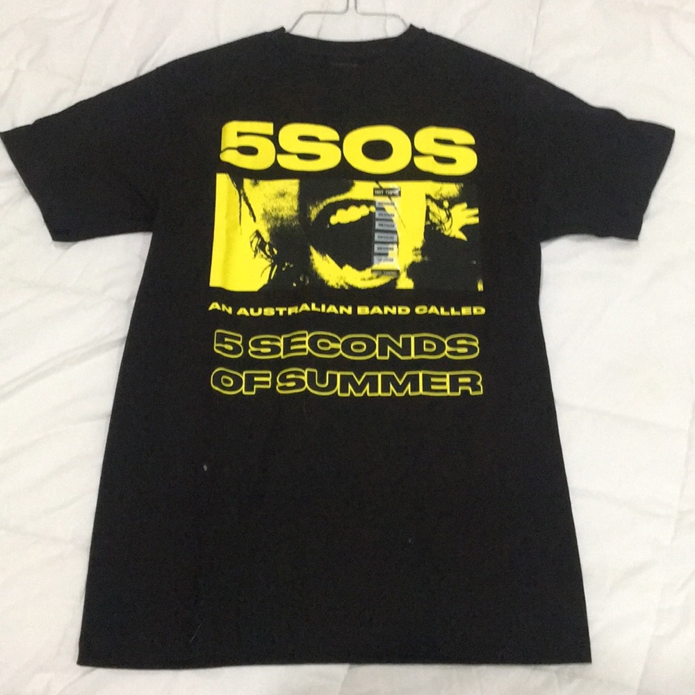 5sos band t-shirt